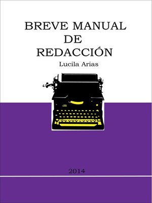 cover image of Breve Manual De Redacción